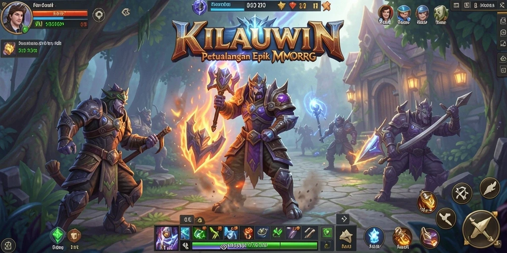 Tampilan gameplay KILAUWIN yang penuh aksi dan petualangan.