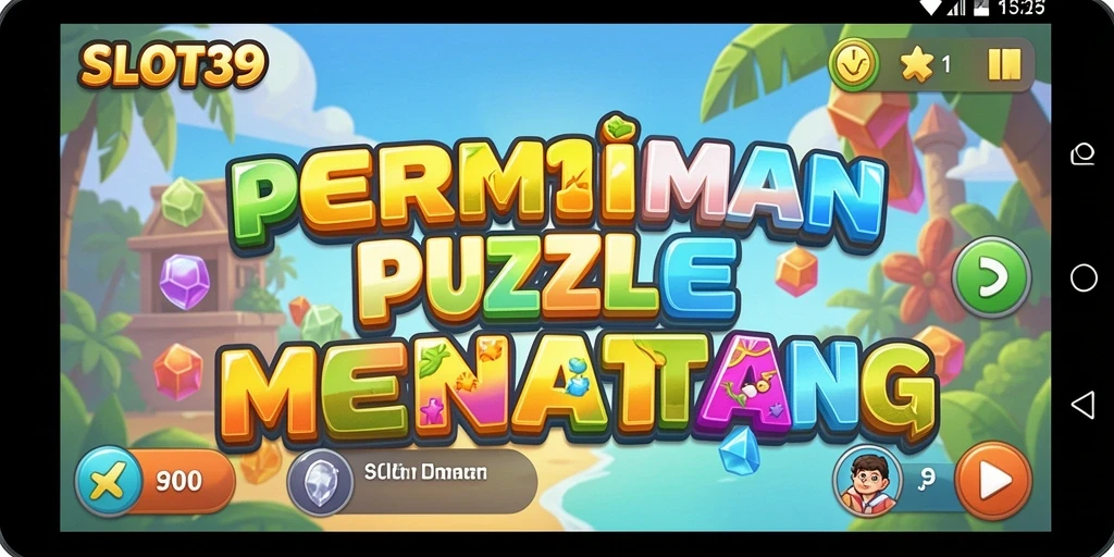 Screenshot gameplay SLOT39 menampilkan tantangan Puzzle yang seru.